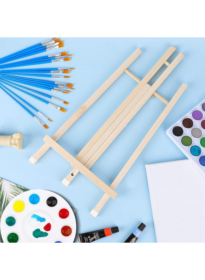 AROIC 8 Pack 16 Inch Wood Easels Easel Stand For Painting Canvases Art And Crafts Tripod Painting Party Easel Kids Student Table School Desktop Portable Canvas Photo Picture Sign Holder.  - Image 5