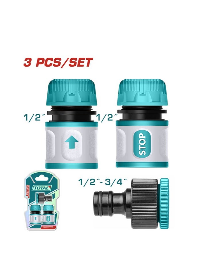 توتال طقم وصلات سريعه 3 قطعه thws030301