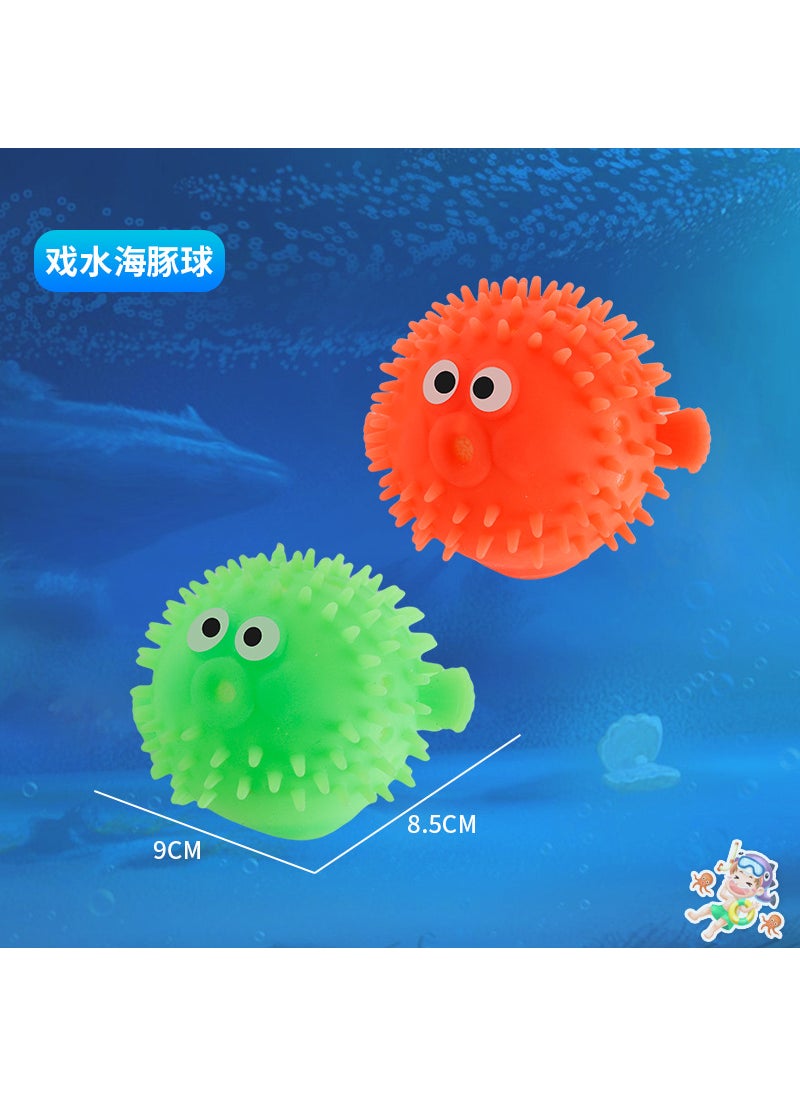Generic - Summer Kids Dive Training Pool Toy3 dolphin balls-87g 3 dolphin balls-87g - Image 1