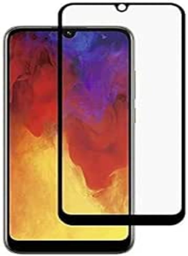 Blueberry Huawei Y6P 5D Screen Protector Glass Guard Full Glue Edge To Edge Screen Guard for Huawei Y6P Black