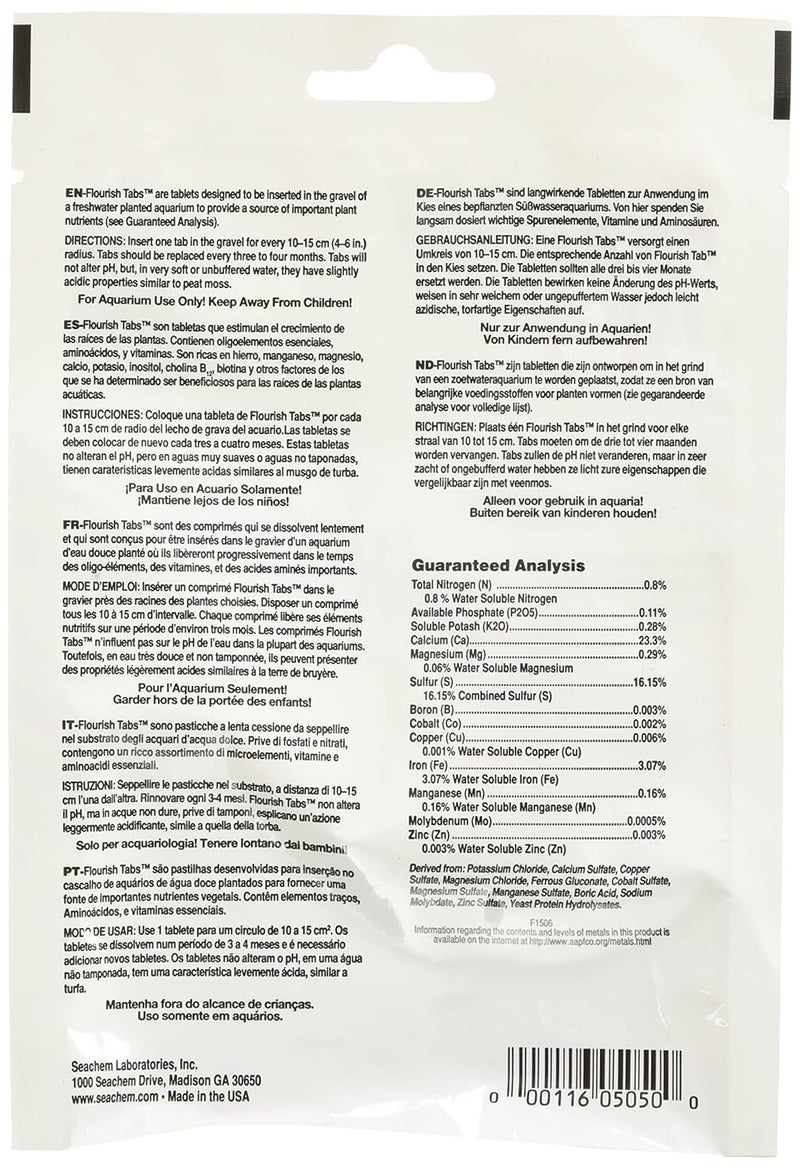 Seachem Flourish Tabs Supplement, 10 Tabs - Image 2