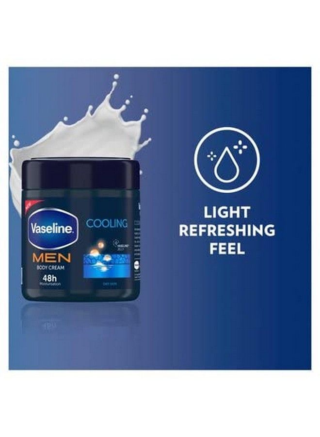 Vaseline Men Cooling Moisturizing Body Cream For Dry Skin 400 Ml - Image 4