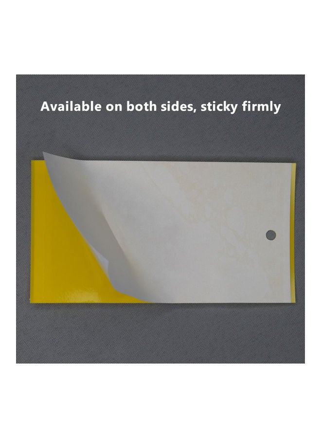 نيبمينينت مجموعة مصائد لاصقة للفطريات والحشرات الطائرة التي يمكن أن تصيب النباتات مكونة من 20 قطعة أصفر 20.20x0.70x15.20سم - Image 4