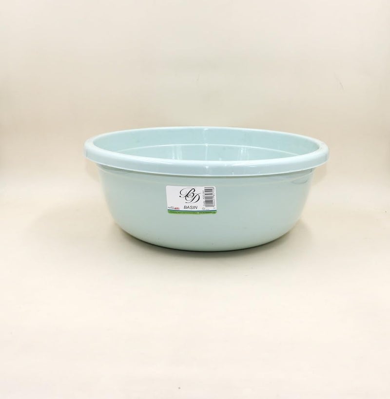 B&D Plastic Basin, 12L Capacity, Light Blue