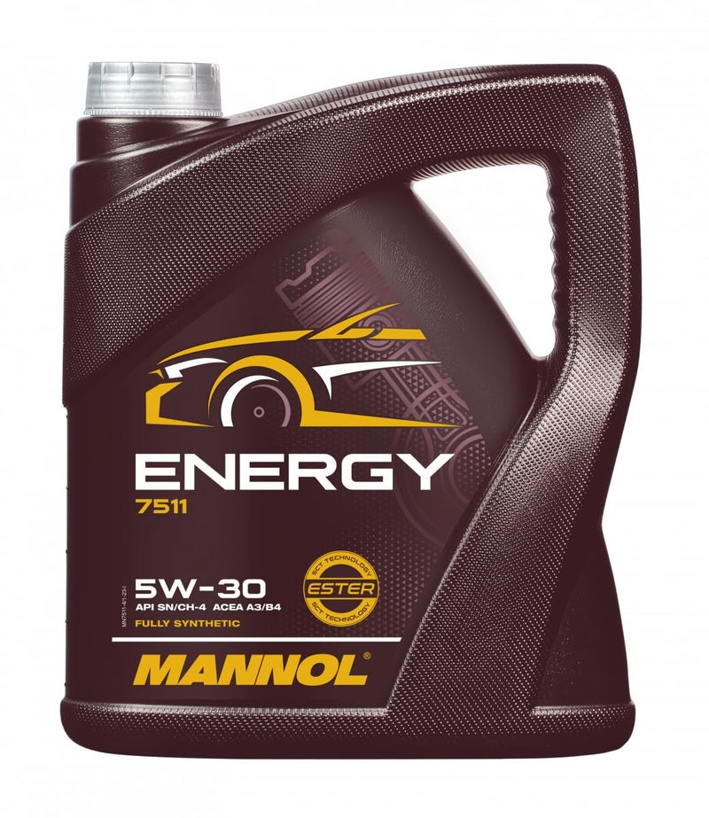 MANNOL 7511 Energy 5W-30 // API SN/CH-4 // ACEA A3/B4 Engine Oil for Modern Petrol and Diesel Engines Imported from Germany (1, 5L) - Image 2