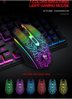T-WOLF Mouse Pad, Keyboard, Mouse 3 In 1 Set  - Image 4