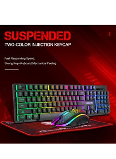 T-WOLF Mouse Pad, Keyboard, Mouse 3 In 1 Set  - Image 2