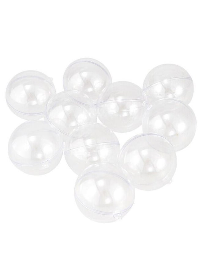 10-Piece Hanging Ball Set Clear