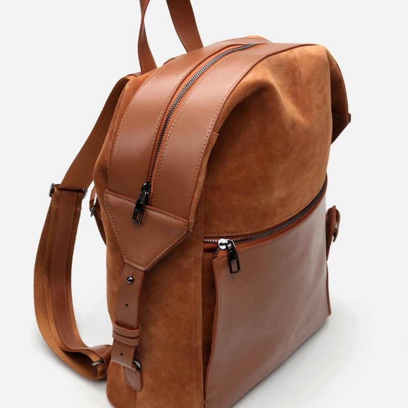 Danilo 04CAH290790A370 GENUINE Leather Tan Men's Bag x Zanna  - Image 3