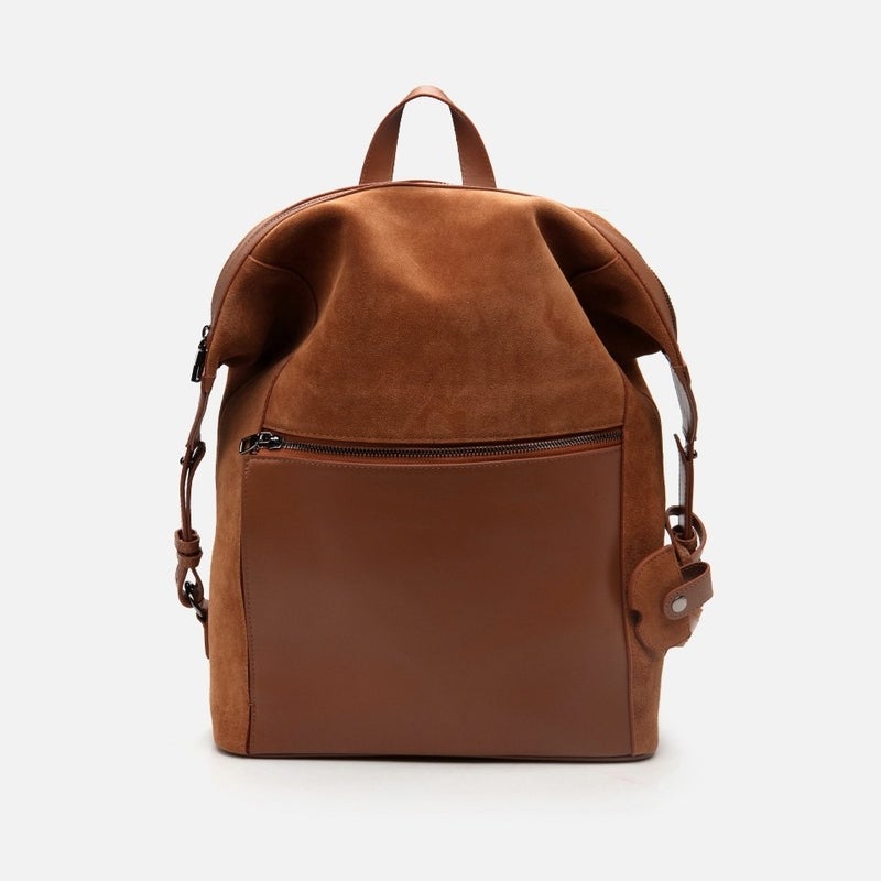 Danilo 04CAH290790A370 GENUINE Leather Tan Men's Bag x Zanna  - Image 1