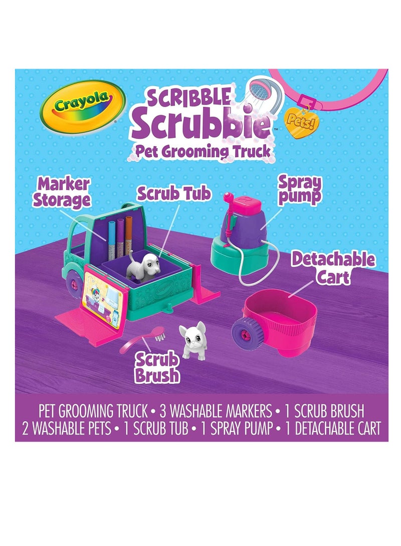 Crayola Scribble Scrubbie Pet Grooming Truck - Image 2