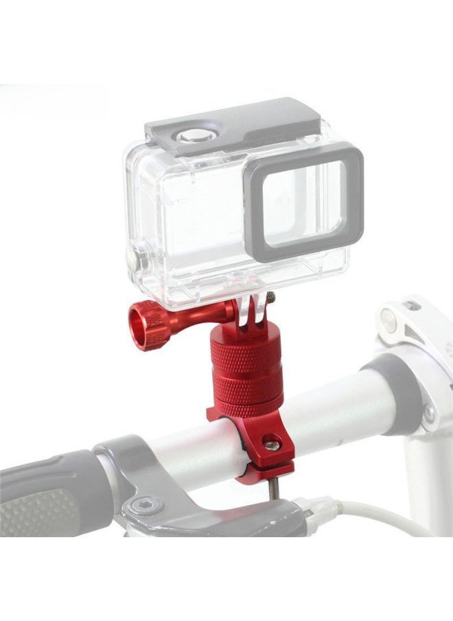 FEICHAO FEICHAO GoPro9/10 Mountain Dog And Other Sports Cameras 360 Bicycle Clip Aluminum Alloy Bicycle Clip-Color:Red - Image 4