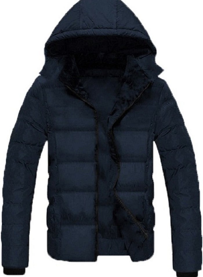 general Zip Up Bomber Jacket with Removable Hood - Image 1