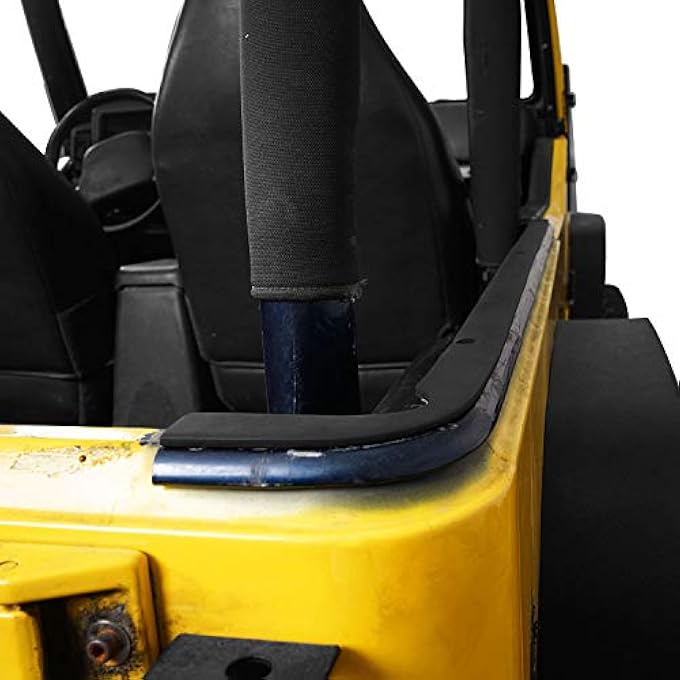 rayihni Wrangler TJ Hardtop Seal Strip for Jeep Wrangler TJ 97-06 Hardtops - Black EVA 3-Piece Kit - Image 3