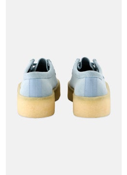 clarks Women Standard Wallabee Cup Lace Up Shoes, Sky Blue  - Image 2