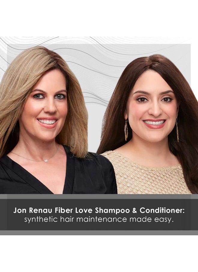 Jon Renau Jon Renau Synthetic Hair Shampoo & Conditioner - Shampoo & Conditioner Set With Wide Tooth Comb  - Image 3