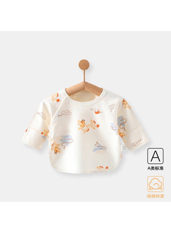 Newborn Baby Clothes Half-back Clothes Spring And Autumn Newborn Baby Cotton Top Monk Clothes Spring Anyang Children's Clothing