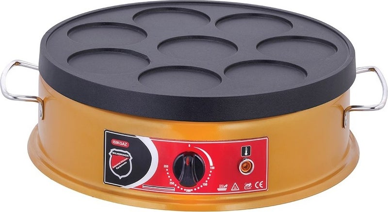 Işıkgaz Silverinox Industrial Electric Pancake Baking Machine SLVR-PNK-01 