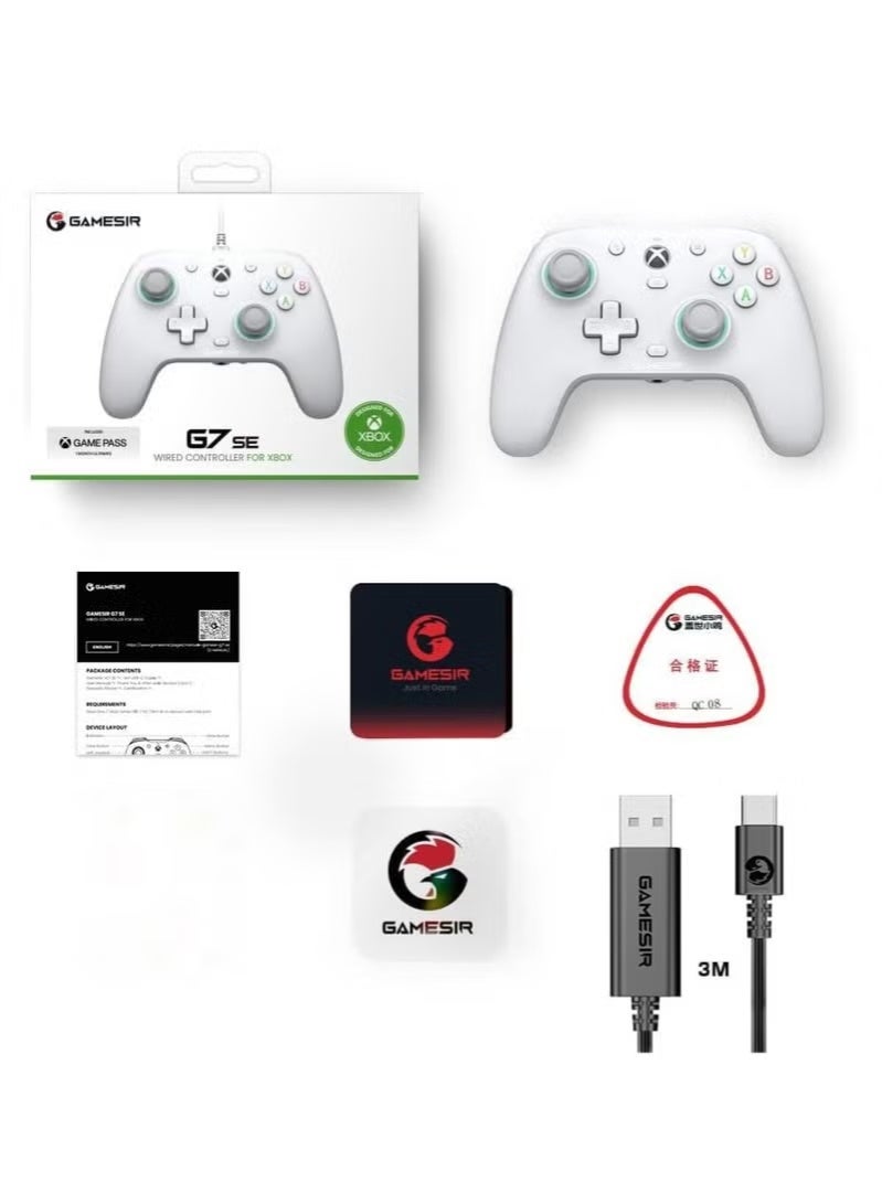 GameSir G7 SE Wired Controller For Xbox Series X,Xbox Series S,Xbox One,Windows 10/11, Plug And Play Gaming Gamepad With Hall Effect Joysticks/Hall Trigger, 3.5mm Audio Jack, PC Gamepad with Programmable Back Button - Image 1