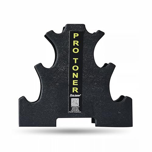 Protoner Dumbbell Rack for 3 Pairs of PVC Dumbbells - Image 1