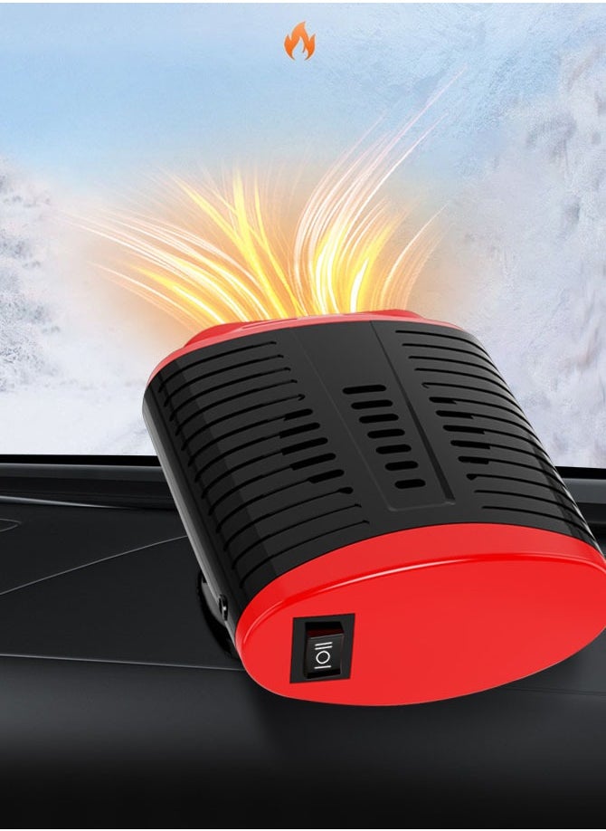 12/24 Volt Car Heater 120W Portable Heater for Car Defroster, Car Heater that Plugs into Cigarette Lighter