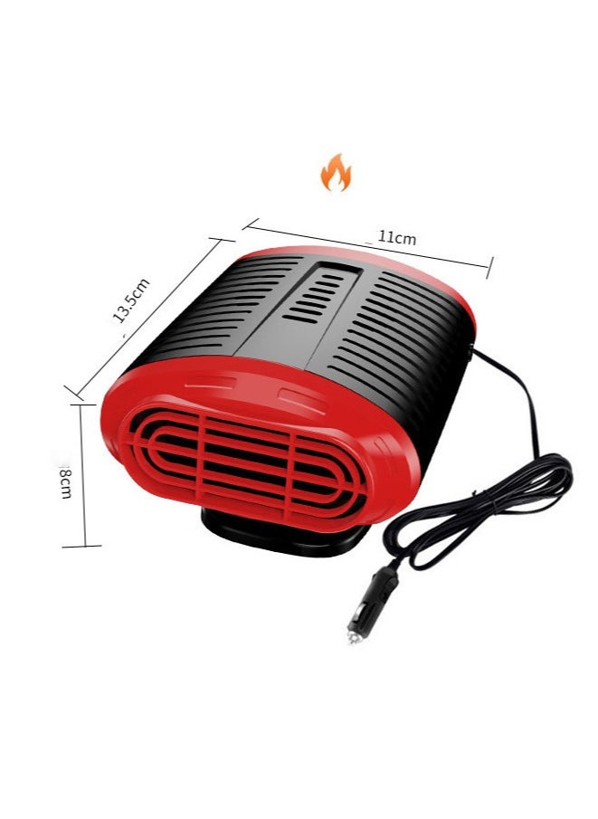 12/24 Volt Car Heater 120W Portable Heater for Car Defroster, Car Heater that Plugs into Cigarette Lighter