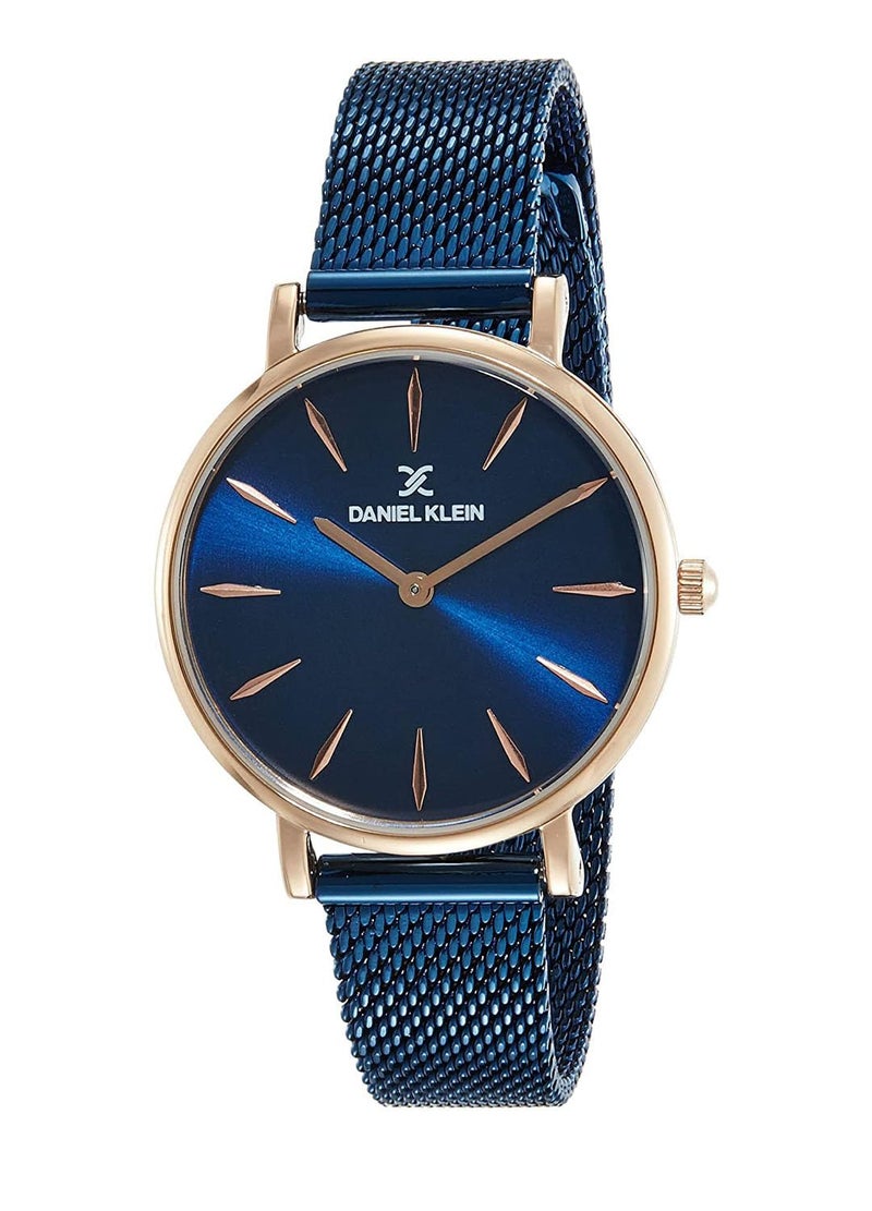 Daniel Klein Metal Fiord-Ladys Analog Blue Dial Women's Watch-Dk11695-7 - Image 1