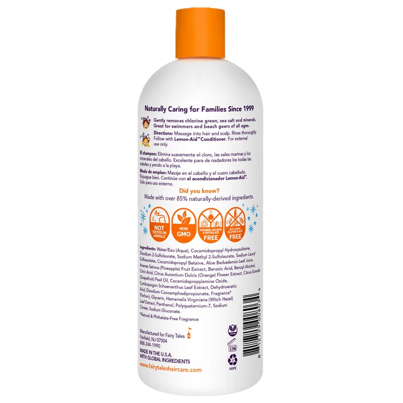 Fairy Tales Swim Shampoo for Kids - 32 oz | Made with Natural Ingredients in the USA | Chlorine Removal Swimmer Shampoo for Kids | No Parabens, Sulfates, or Synthetic dyes - Image 2