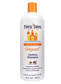 Fairy Tales Swim Shampoo for Kids - 32 oz | Made with Natural Ingredients in the USA | Chlorine Removal Swimmer Shampoo for Kids | No Parabens, Sulfates, or Synthetic dyes
