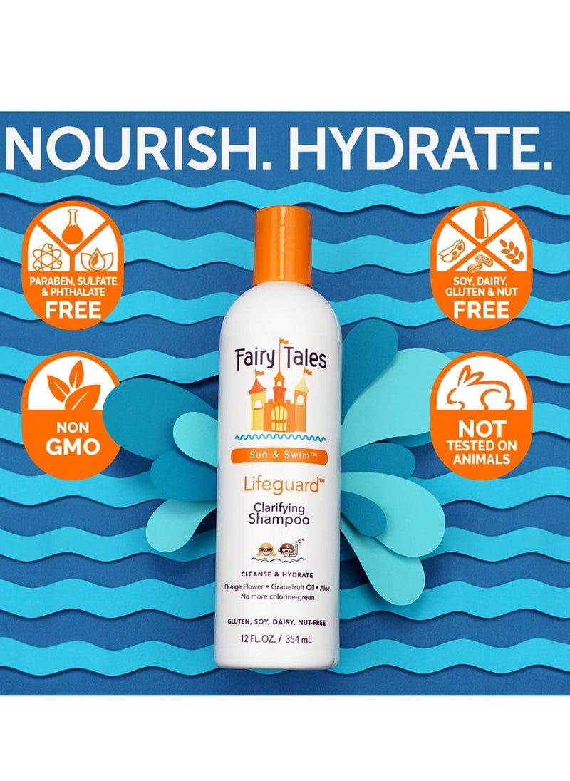 Fairy Tales - Fairy Tales Swim Shampoo for Kids - 32 oz | Made with Natural Ingredients in the USA | Chlorine Removal Swimmer Shampoo for Kids | No Parabens, Sulfates, or Synthetic dyes - Image 1