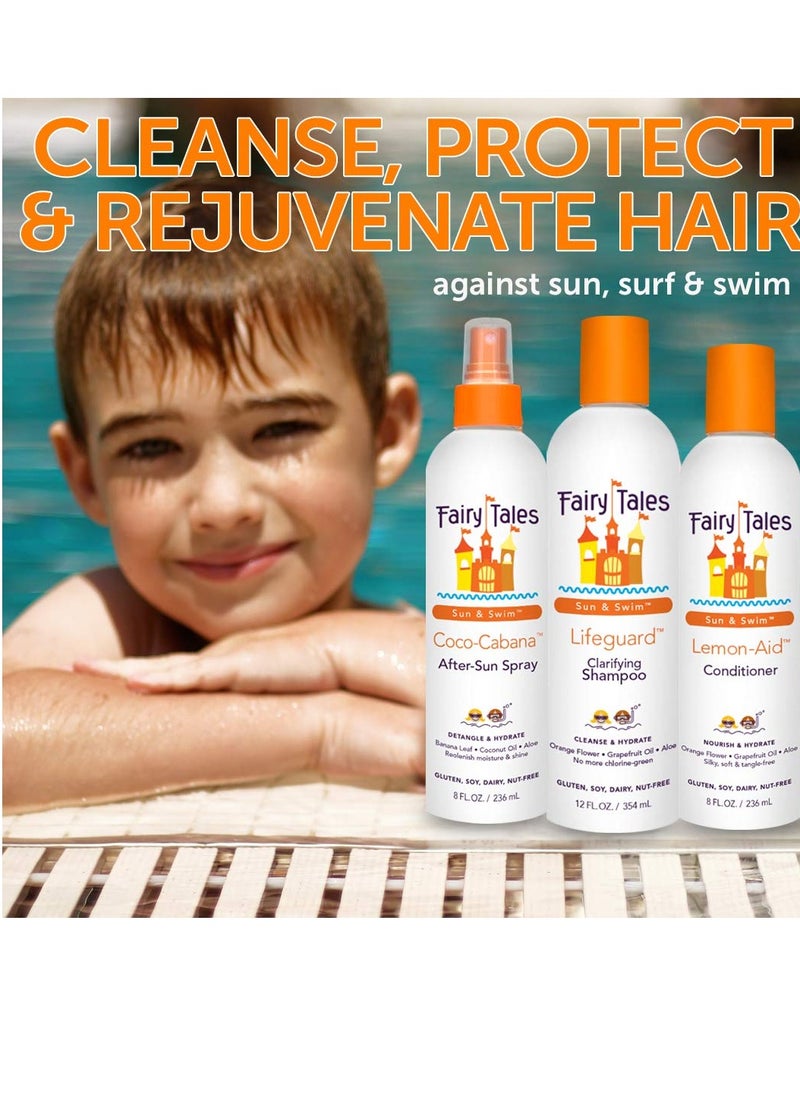 Fairy Tales - Fairy Tales Swim Shampoo for Kids - 32 oz | Made with Natural Ingredients in the USA | Chlorine Removal Swimmer Shampoo for Kids | No Parabens, Sulfates, or Synthetic dyes - Image 1