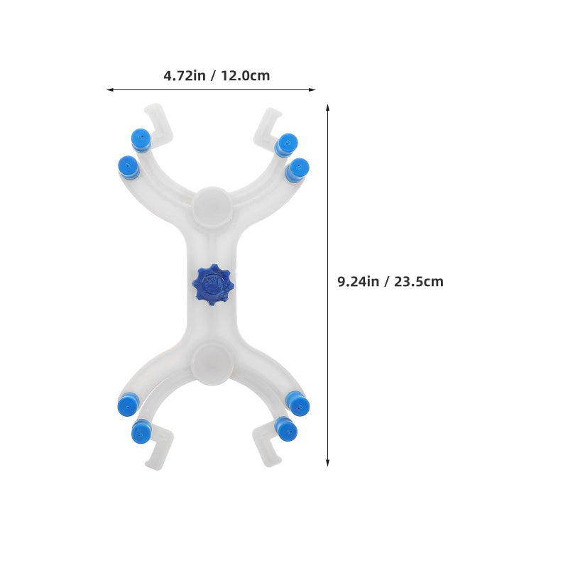 Laboratory Burette Clamp Butterfly Style with Flask Holder Plastic for Lab Stand - Image 3