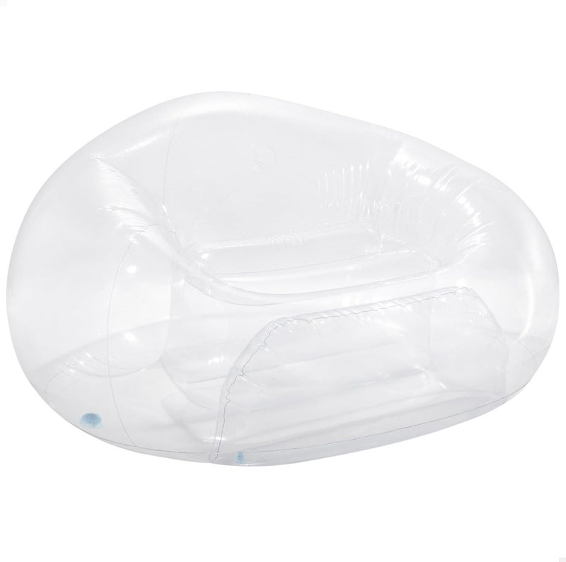 Intex Inflatable Beanless Bag Chair - Transparent - Image 1