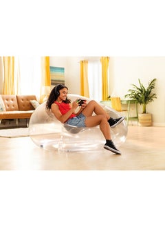 INTEX Beanless Bag Inflatable Lounge Chair - Transparent 1.37m x 1.27m x 74cm  - Image 3