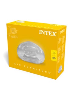 INTEX Beanless Bag Inflatable Lounge Chair - Transparent 1.37m x 1.27m x 74cm  - Image 5
