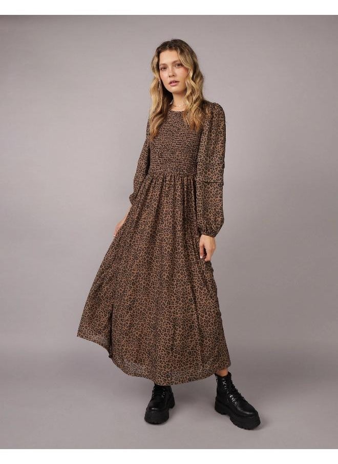 American Eagle AE Smocked Midi Dress  - Image 1