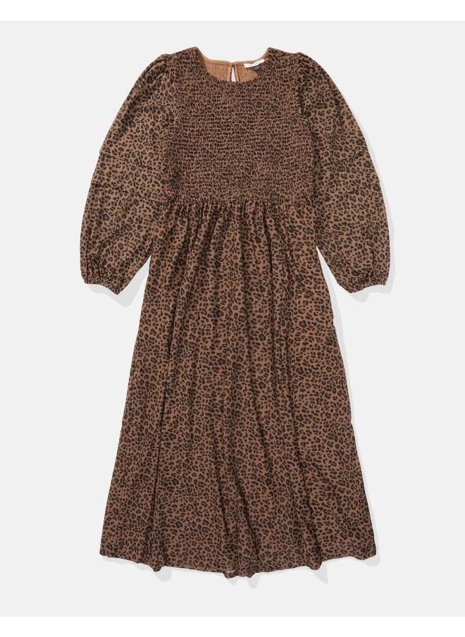 American Eagle AE Smocked Midi Dress  - Image 3