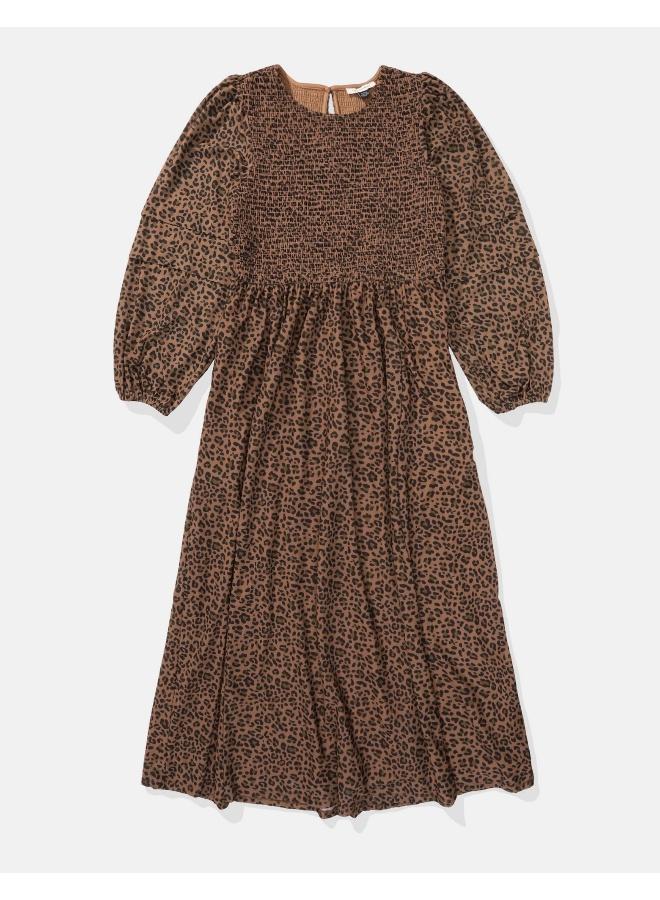American Eagle Leopard Print Dress  - Image 3