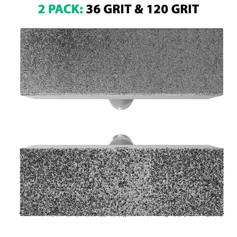 ATLIN Grinding Wheel Dressing Tool - 36 Grit & 120 Grit Diamond Dresser - True Up and Restore Grinding Wheels - Image 3