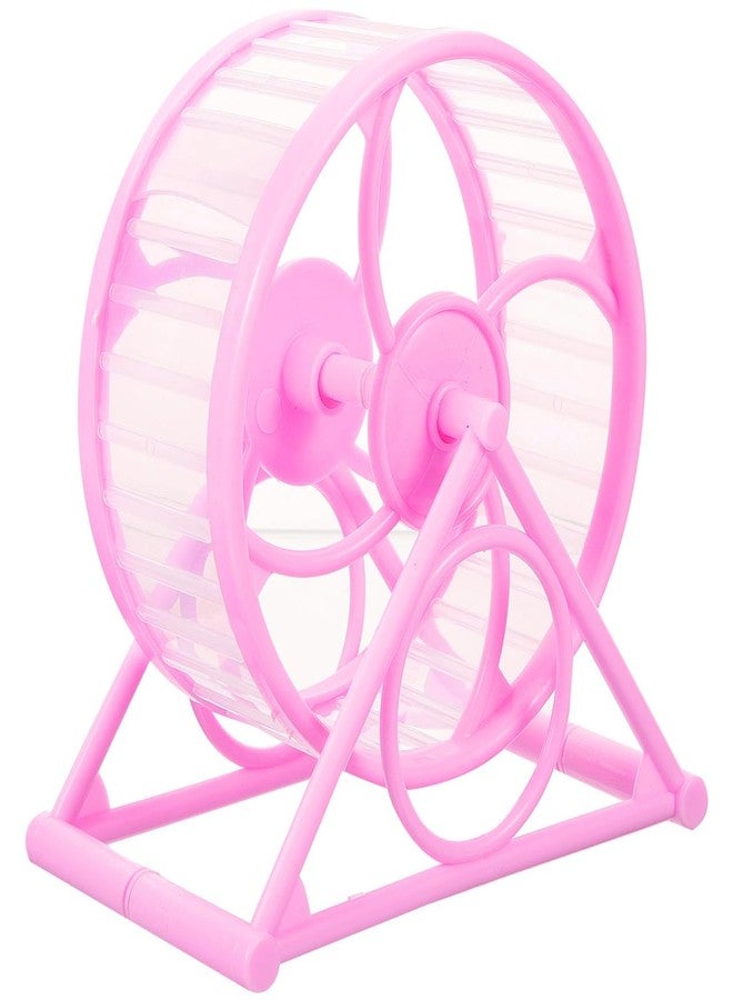 POPETPOP Silent Hamster Wheel 12-inch Adjustable Exercise Wheel for Hamsters Gerbils and Guinea Pigs Sturdy Plastic Non-Slip Base for Indoor PET Cages - Image 1