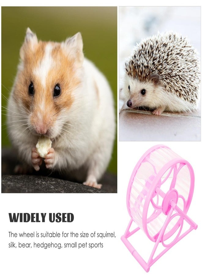POPETPOP Silent Hamster Wheel 12-inch Adjustable Exercise Wheel for Hamsters Gerbils and Guinea Pigs Sturdy Plastic Non-Slip Base for Indoor PET Cages - Image 5