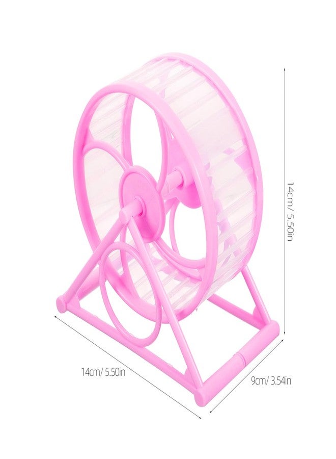 POPETPOP Silent Hamster Wheel 12-inch Adjustable Exercise Wheel for Hamsters Gerbils and Guinea Pigs Sturdy Plastic Non-Slip Base for Indoor PET Cages - Image 4