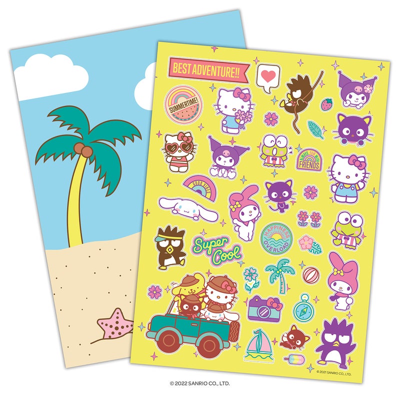 Bendon Hello Kitty and Friends Create a Scene Over 350 Stickers, Activity Pad to Color - Image 2