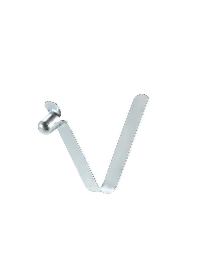 Generic - 6pcs Kayak Paddle Spring Clips Tent Pole Clips Push Button Spring Snap Clip Locking Tube Pin 6.3mm single pin buttons - Image 1
