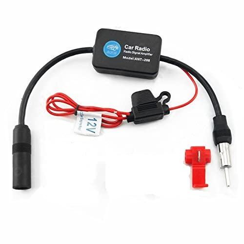 KUNFINE Universal Auto Car Radio FM Antenna Signal Booster Amp Amplifier for Marine Car Vehicle Boat RV 12V Signal Antenna Enhance - Image 2