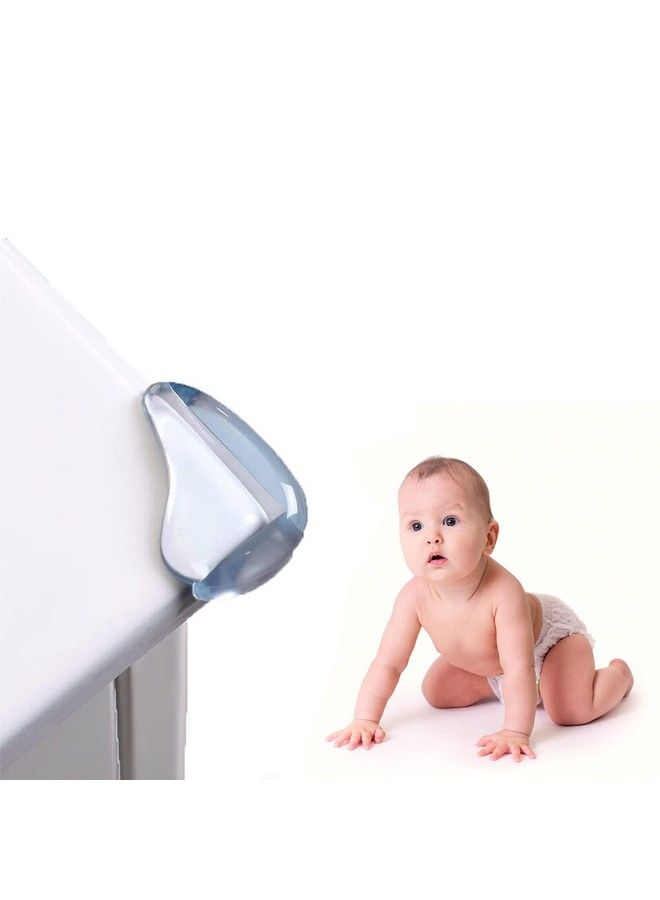 Safe-O-Kid Baby Proofing Corner Guards High Resistant Adhesive Guards Soft And Transparent Corner Protector Corner Covers For Furniture Sharp Corner Pack Of 16 - Image 1