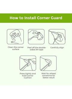 Safe-O-Kid Baby Proofing Corner Guards High Resistant Adhesive Guards Soft And Transparent Corner Protector Corner Covers For Furniture Sharp Corner Pack Of 16  - Image 5