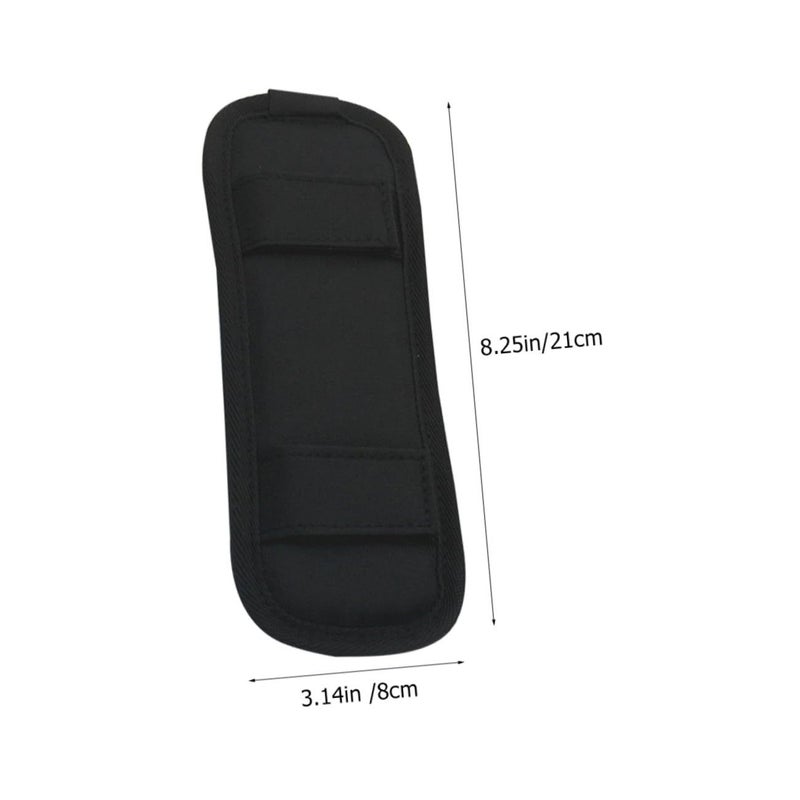 Backpack Shoulder Pad Lightweight Pressure Relief Non Straps Hiking Travel Daily Use Black - Image 3