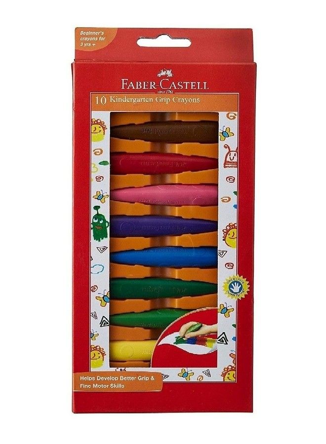 Kindergarten Girp Crayons 10 Pieces