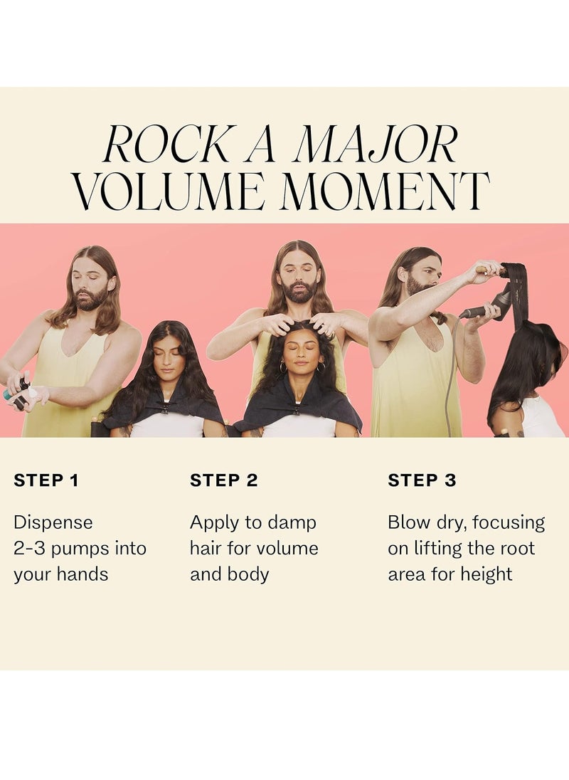 JVN JVN Embody Volumizing Foam, Clean, Volume-Boosting Foam for All Hair Types, Color Safe, Sulfate-Free, 6.7 Fluid Ounces  - Image 3